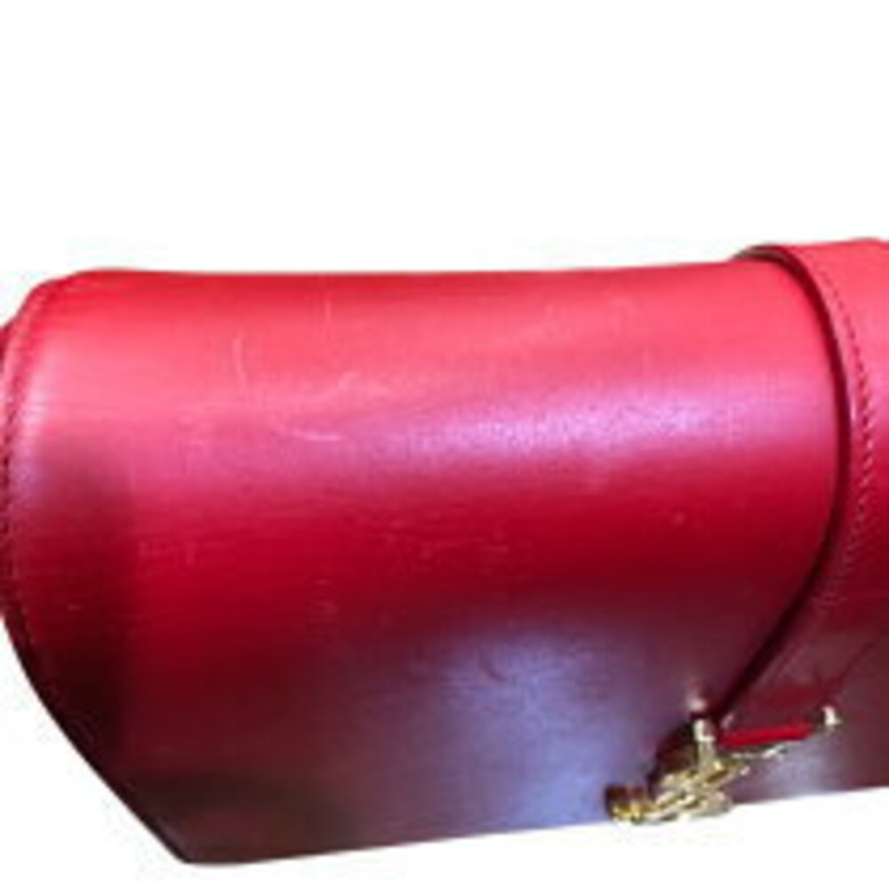 Saint Laurent Universit Shoulder Bag Red Calfskin - Picture 8 of 11